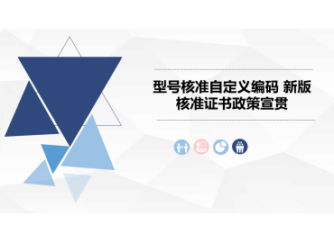 型号核准自定义编码 新版核准证
